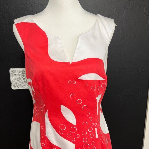 Lilly Pulitzer Rare Taytay Octopus Print Sleeveless Shift Dress Size 8 - Picture 12 of 14